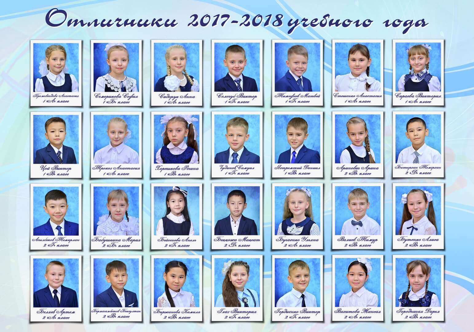 Отличники 2016-2017 учебного года