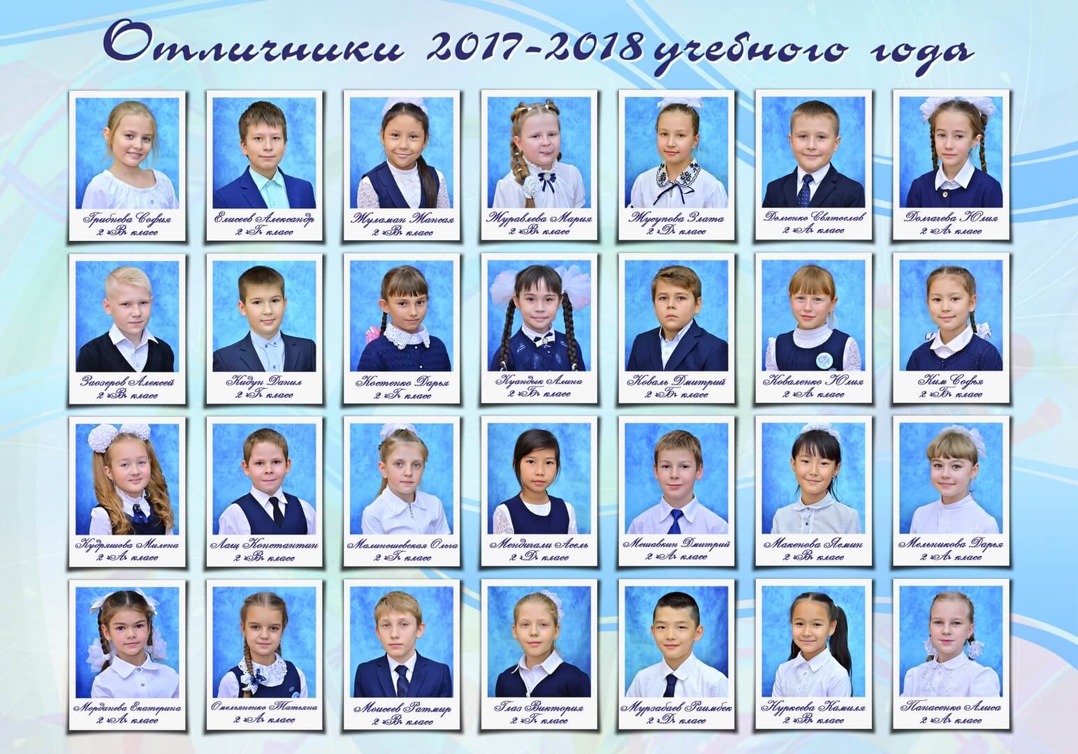 Отличники 2016-2017 учебного года