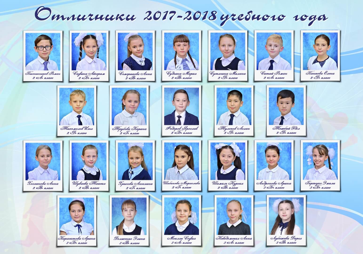 Отличники 2016-2017 учебного года
